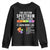 Autism Acceptance Youth Sweatshirt The Autism Spectrum Is Not Linear TS02 Black Print Your Wear
