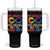 Autism Mom Tumbler With Handle My Child May Be Non verbal But His Mama Ain't Autism TS02 One Size: 40 oz Black Print Your Wear