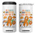 Developmental Disability Awareness 4 in 1 Can Cooler Tumbler In March We Wear Orange TS02 One Size: 16 oz White Print Your Wear