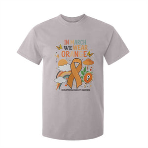 Developmental Disability Awareness T Shirt For Kid In March We Wear Orange TS02 Ice Gray Print Your Wear