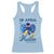 Autism Awareness Racerback Tank Top In April We Wear Blue Puzzle Ribbon Coquette Bow TS02 Light Blue Print Your Wear