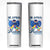 Autism Awareness Skinny Tumbler In April We Wear Blue Puzzle Ribbon Coquette Bow TS02 White Print Your Wear