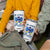 Autism Awareness Tumbler Cup In April We Wear Blue Puzzle Ribbon Coquette Bow TS02 Print Your Wear