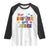Autism Awareness Raglan Shirt Think Before You Judge Autistic Support TS02 White Black Print Your Wear