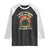 Funny Autistic Raccoon Meme Raglan Shirt I Don't Struggle With Autism TS02 Black White Print Your Wear