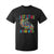 Autistic Dino Rex Driving Monster Truck T Shirt For Kid Autism Is My Superpower TS02 Black Print Your Wear