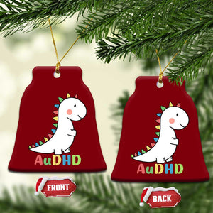 Cute Dinosaur AuDHD Ceramic Ornament ADHD Awareness TS02 Print Your Wear