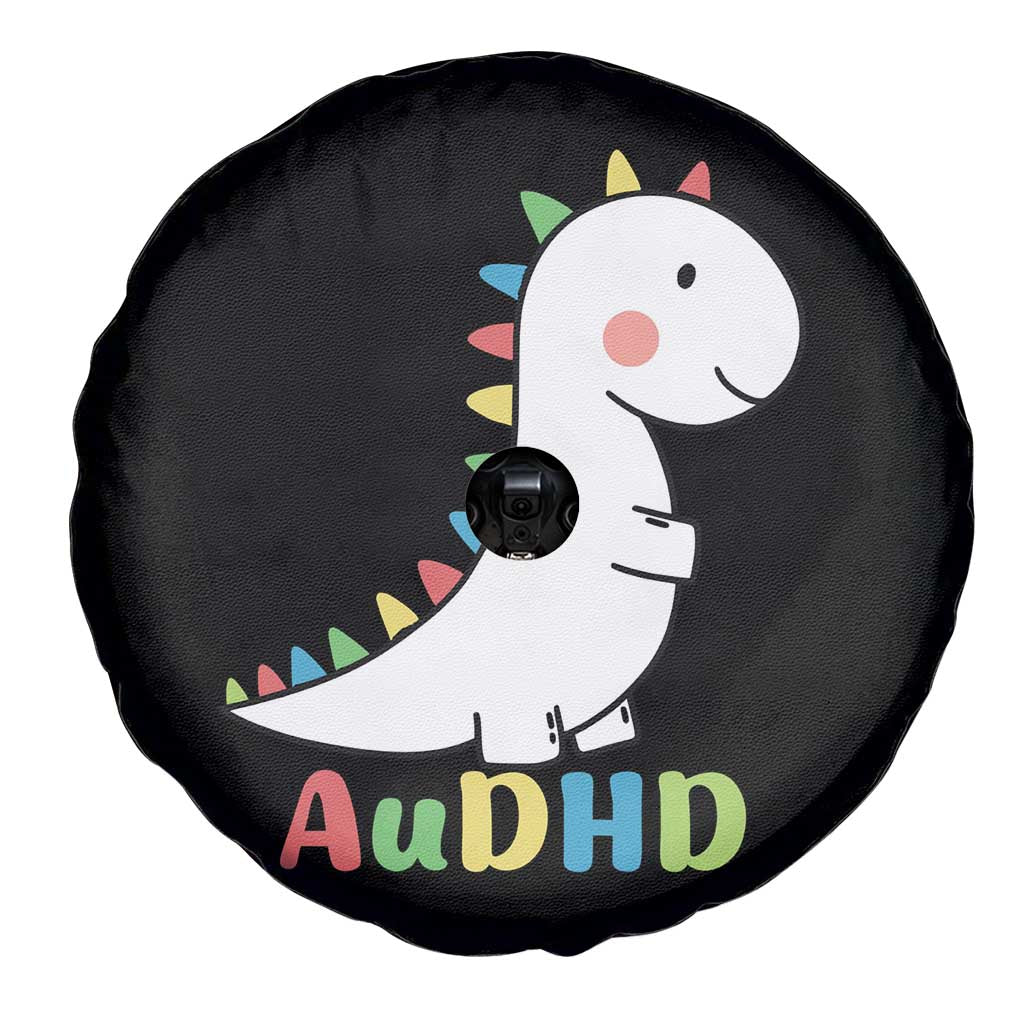 Cute Dinosaur AuDHD Spare Tire Cover ADHD Awareness TS02 Print Your Wear