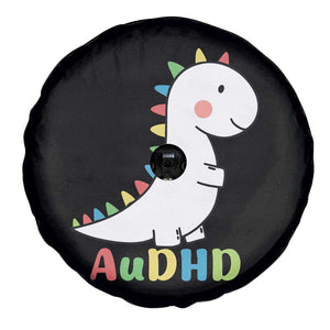 Cute Dinosaur AuDHD Spare Tire Cover ADHD Awareness TS02 Print Your Wear