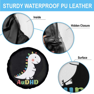 Cute Dinosaur AuDHD Spare Tire Cover ADHD Awareness TS02 Print Your Wear