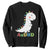 Cute Dinosaur AuDHD Sweatshirt ADHD Awareness TS02 Black Print Your Wear