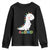 Cute Dinosaur AuDHD Youth Sweatshirt ADHD Awareness TS02 Black Print Your Wear