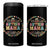 Autism Mama 4 in 1 Can Cooler Tumbler Totally Blessed Often Stressed A Bit Of A Mess TS02 One Size: 16 oz Black Print Your Wear