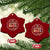 Autism Mama Ceramic Ornament Totally Blessed Often Stressed A Bit Of A Mess TS02 Print Your Wear