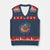 Be Kind Autism Awareness V-Neck Knit Sweater Vest Kindness Sunflower Tie Dye Puzzle TS02 Navy Red Print Your Wear