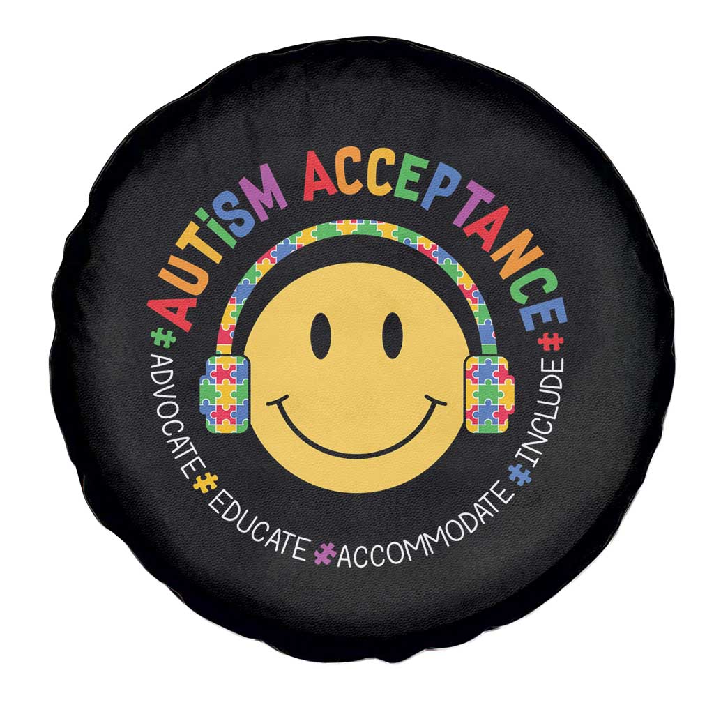Autism Awareness Acceptance Spare Tire Cover Special Education Teacher Kids TS02 Print Your Wear
