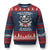 Funny Autistic Raccoon Ugly Christmas Sweater I Don't Struggle With Autism TS02 Navy Red Print Your Wear