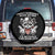 Funny Autistic Raccoon Spare Tire Cover I Don't Struggle With Autism TS02 No hole Black Print Your Wear