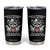 Funny Autistic Raccoon Tumbler Cup I Don't Struggle With Autism TS02 Black Print Your Wear