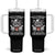 Funny Autistic Raccoon Tumbler With Handle I Don't Struggle With Autism TS02 One Size: 40 oz Black Print Your Wear