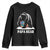 Autism Papa Bear Youth Sweatshirt Support Autistic Matching Family Dad TS02 Black Print Your Wear