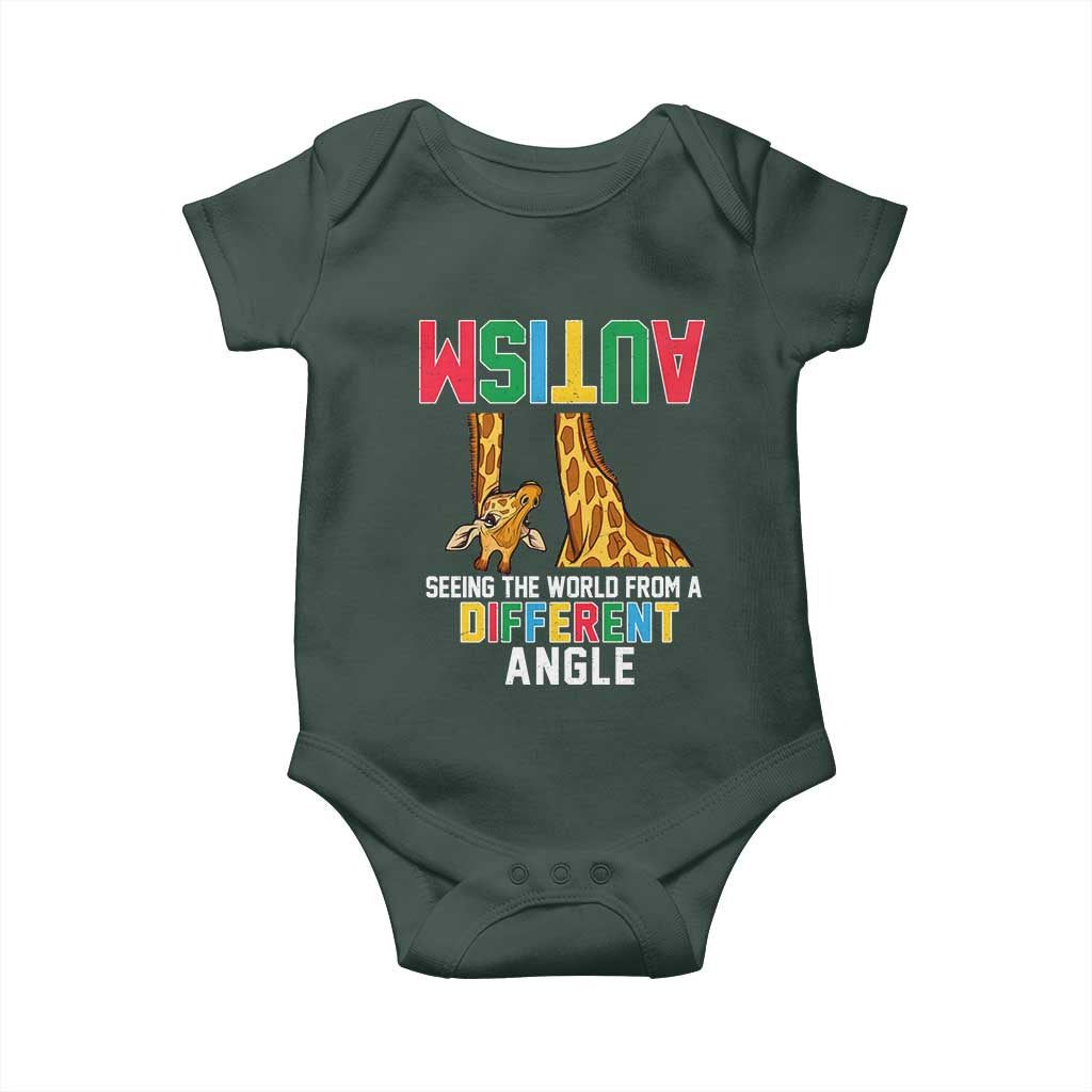 Giraffe Autism Awareness Baby Onesie Seeing World Different Angle TS02 Print Your Wear