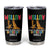Giraffe Autism Awareness Tumbler Cup Seeing World Different Angle TS02 Black Print Your Wear