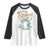 Funny Raccoon Autism Awareness Raglan Shirt Just Let Me Stim Bro TS02 White Black Print Your Wear