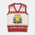 Autism Acceptance V-Neck Knit Sweater Vest Advocate Educate Accomodate Include Special Education TS02 Beige Red Print Your Wear