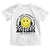 Autism Acceptance Toddler T Shirt Advocate Educate Accomodate Include Special Education TS02 White Print Your Wear