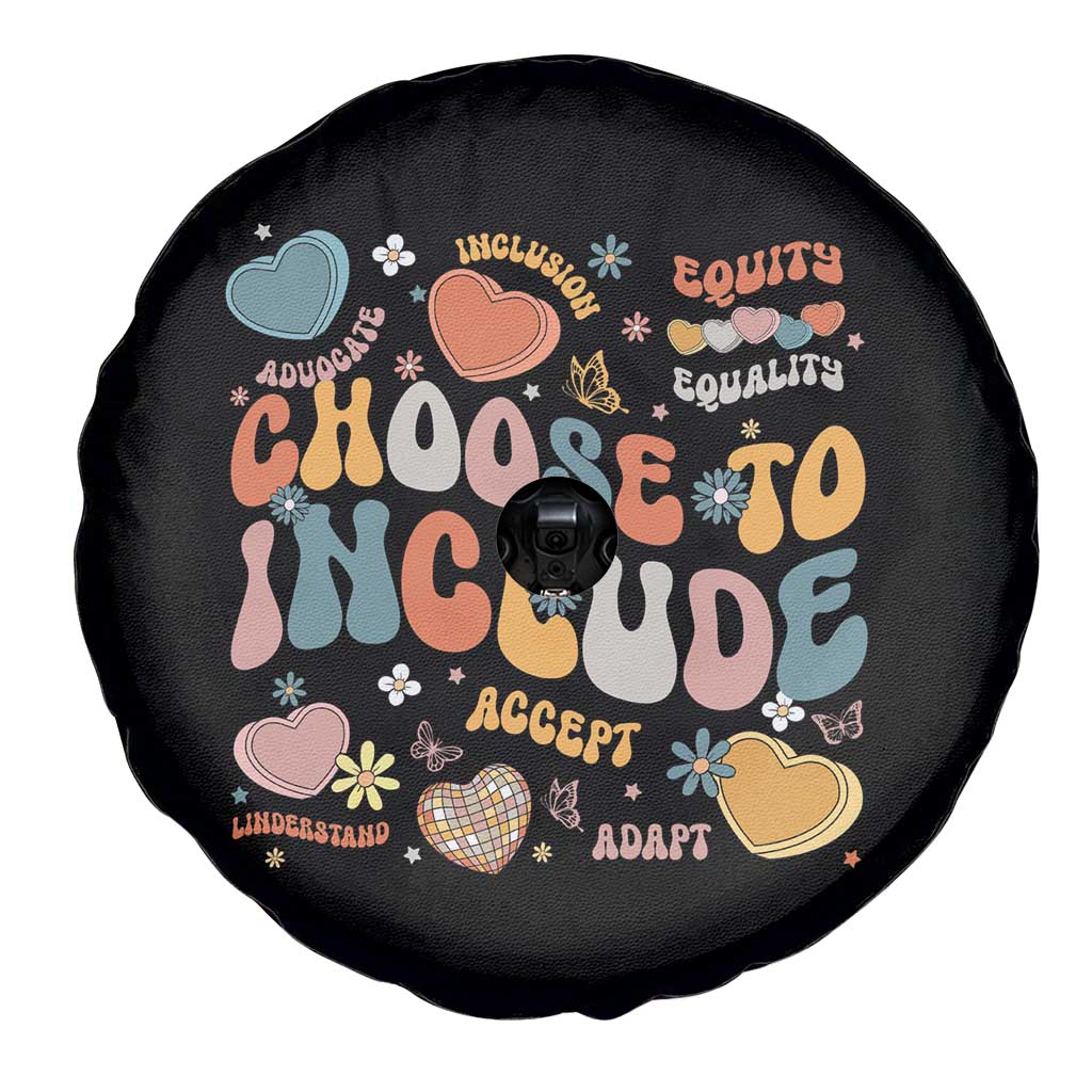 Autism Acceptance Spare Tire Cover Choose To Include Inclusion Matters TS02 Print Your Wear