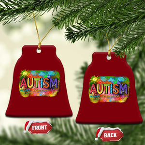 Autism Acceptance Ceramic Ornament Accept Understand Love Autistic Support TS02 Print Your Wear