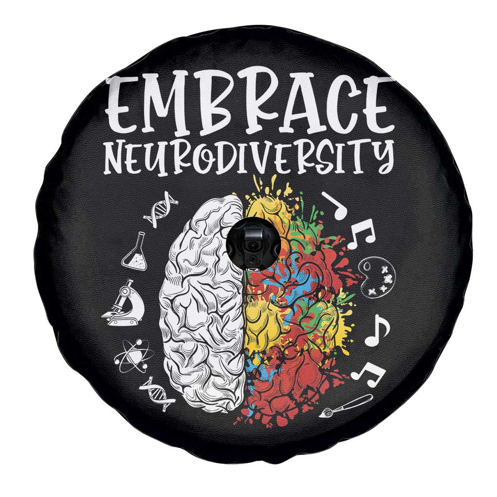 Embrace Neurodiversity Spare Tire Cover Autism Awareness ASD ADHD Acceptance TS02 Print Your Wear