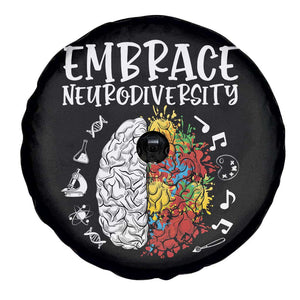 Embrace Neurodiversity Spare Tire Cover Autism Awareness ASD ADHD Acceptance TS02 Print Your Wear