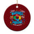 Autism Awareness Support Squad Ceramic Ornament In April We Wear Blue TS02 1pc Red Print Your Wear