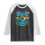 Autism Awareness Support Squad Raglan Shirt In April We Wear Blue TS02 Black White Print Your Wear