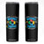 Autism Awareness Support Squad Skinny Tumbler In April We Wear Blue TS02 Black Print Your Wear