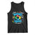Autism Awareness Support Squad Tank Top In April We Wear Blue TS02 Black Print Your Wear