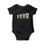 Funny Autism Mom Baby Onesie Coffee Support Autistic TS02 Black Print Your Wear