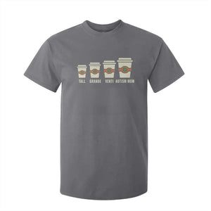 Funny Autism Mom T Shirt For Kid Coffee Support Autistic TS02 Charcoal Print Your Wear