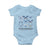 Autism Awareness Blue Butterflies Baby Onesie Accept Love Understand TS02 Light Blue Print Your Wear