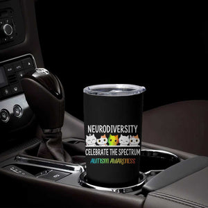 Cute Cats Autism Embrace Tumbler Cup Neurodiversity Celebrate The Spectrum TS02 Print Your Wear