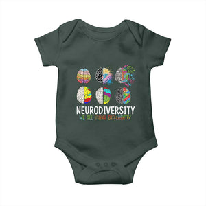 Embrace Neurodiversity Baby Onesie We All Think Differently TS02 Print Your Wear