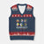 Embrace Neurodiversity V-Neck Knit Sweater Vest We All Think Differently TS02 Navy Red Print Your Wear