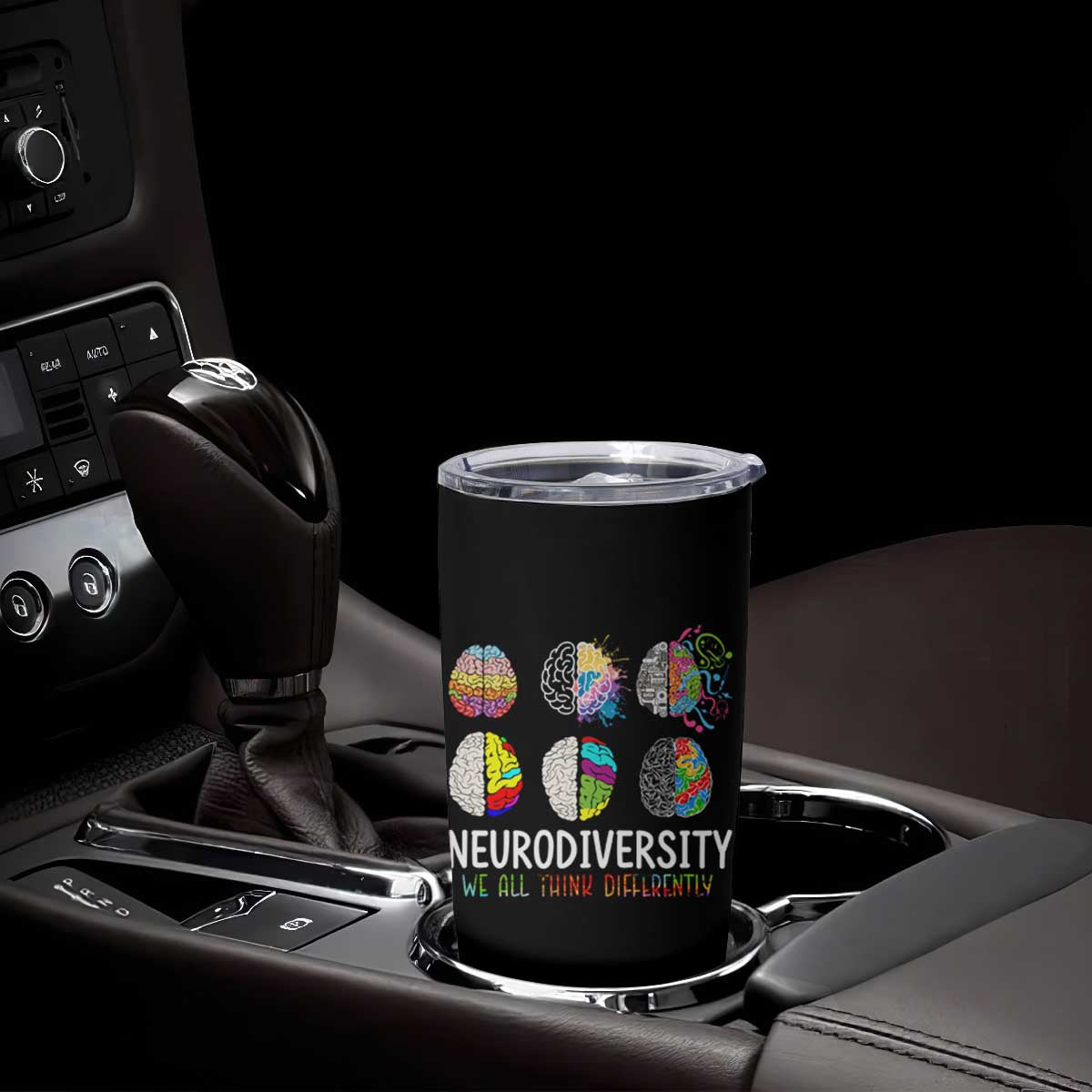 Embrace Neurodiversity Tumbler Cup We All Think Differently TS02 Print Your Wear