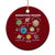 Neurodiverse Universe Ceramic Ornament Autism Awareness ASD ADHD Neurodiversity Sped Teacher TS02 1pc Red Print Your Wear