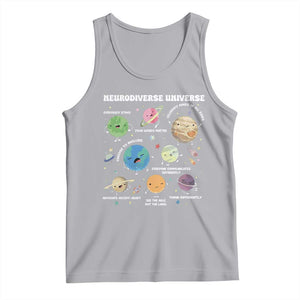 Neurodiverse Universe Tank Top Autism Awareness ASD ADHD Neurodiversity Sped Teacher TS02 Athletic Heather Print Your Wear