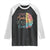 Embrace Neurodiversity Raglan Shirt Celebrate Minds of All Kinds Teacher ASD TS02 Black White Print Your Wear