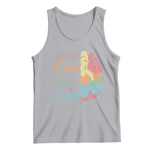 Embrace Neurodiversity Tank Top Celebrate Minds of All Kinds Teacher ASD TS02 Athletic Heather Print Your Wear