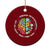 Embrace Neurodiversity Ceramic Ornament Neurodiverse Brain Autism Awareness ADHD Autistic TS02 1pc Red Print Your Wear